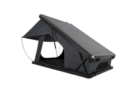 Tente de toit rigide en aluminium pour 4 personnes, avec charnière en X, en toile imperméable, pour le camping en tout-terrain