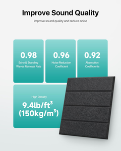 Panneaux acoustiques muraux 3D modernes à rainures, auto-adhésifs, en fibre <span class=keywords><strong>de</strong></span> polyester, absorbants le <span class=keywords><strong>son</strong></span>, pour la maison, le bureau et les intérieurs commerciaux - Product Image 4
