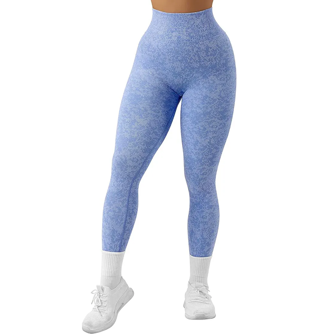 Scrunch Butt Lifting Leggings for Women Seamless High Waist Workout Leggings Tummy Control Smile Contour Yoga Pants