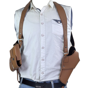 Hot Selling Lederen Sneldraw Borstholster Voor Westerse Stijl Tactische <span class=keywords><strong>Gun</strong></span> Holster Pack Accessoires - Product Image 6