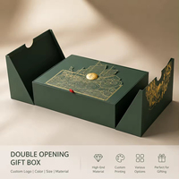Boîte rigide à double porte, écologique, recyclable et luxueuse |   Emballage cadeau personnalisé pour vêtements, perruques, bougies et ensembles de bijoux