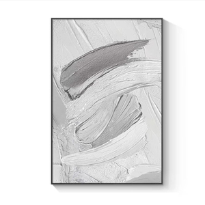 Tùy Chỉnh Tác Phẩm Nghệ Thuật Hiện Đại Màu Đen Và Trắng Trừu Tượng Tường Nghệ Thuật Sơn Dầu Handmade Kết Cấu Tường Sơn Cho Phòng Khách Trang Trí Nội Thất - Product Image 5