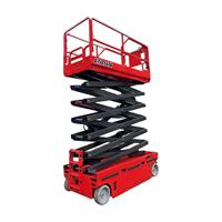 Plateforme de travail aérienne électrique hydraulique à ciseaux, hauteur de travail 5,8m-13,8m, capacité de charge 230kg-450kg, pour espaces étroits