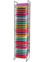 Présentoir sur pied en métal thermolaqué moderne et personnalisé pour napperons, organisateur de papier peint, support pour papier de scrapbooking A4