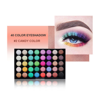 Trucco Ombretto Palette No Logo Glitter Cosmetici 40 di Colore Professionale Naturale Matte Eye Shadow & Foundation Cosmetici Kit