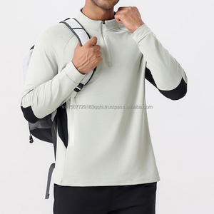 Conjunto Deportivo de Manga Larga con Estampado de Forro Polar, Cuello Redondo, Cremallera, Secado Rápido, Anti-UV, Transpirable, Camiseta para Montañismo - Product Image 4