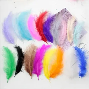 Màu lớn Turkiye lông chất lượng tốt nhất được lựa chọn tự nhiên Turkiye lông marabou lông được sử dụng trong may mặc làm