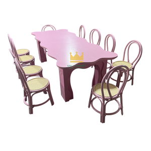 Sillas de Mimbre para Niños en Oferta, Asientos Infantiles Hechos a Mano para Fiestas de Cumpleaños, Muebles Ligeros para Fiestas - Product Image 5