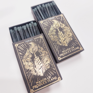 صناديق مباريات مخصصة تنتج مصنع محترف منخفضة موك مخصصة قزحي الألوان ورقة معطرة مباريات طويلة - Product Image 2