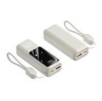 Power Bank Promosi Sangat Direkomendasikan Langsung dari Pabrik, Baterai Li-Polymer, Pengisian Cepat, Layar LED, 10000mAh, Kabel Tipe-C