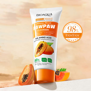 <span class=keywords><strong>BIOAQUA</strong></span> Papaya vitamina C hidratante exfoliante blanqueador limpieza y dragado de poros limpiador Facial - Product Image 6