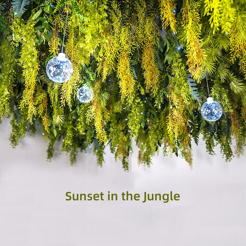 Coucher de soleil dans la jungle 1 ㎡ Avec maille de fer