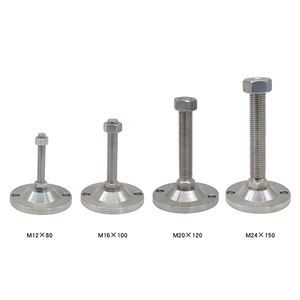 Fabricante chino ODM RoHS OEM SS304 7646 100P M16 * 80/100/120/150mm pies niveladores fijos M6 M8 M10 M12 M16 M20 M24 - Product Image 5