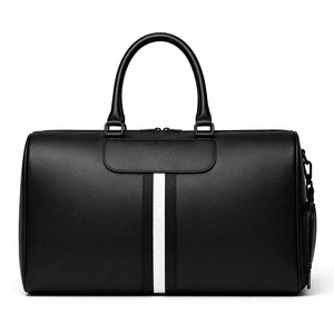 Bolsas de Lona de Cuero Premium con Logotipo Personalizado, Bolsa de Viaje y Gimnasio con Asas de Transporte, Cierre de Cremallera, Soporte OEM ODM, MOQ Bajo, Poliéster Duradero - Product Image 4