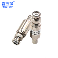 Adaptateur de blocage DC coaxial BNC mâle vers femelle RF DC Block 2W 5W DC-3GHz