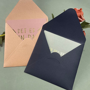 Tamaño personalizado Estampado Embalaje de lujo Papel de sobre reciclado Papel de sobre de bricolaje con logotipo - Product Image 6