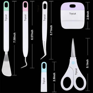 Ensemble d'outils de désherbage en vinyle Trycut pour Kit d'outils d'artisanat de précision <span class=keywords><strong>Cricut</strong></span> accessoires de désherbage en vinyle - Product Image 3