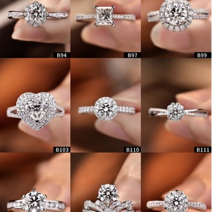แหวนเพชรเพาะเลี้ยงในห้องปฏิบัติการ Qingling Jewelry พร้อมใบรับรอง IGI ทองคำแท้ 18K น้ำหนัก 1-5 กะรัต แหวนหมั้นสำหรับผู้หญิง - Product Image 6