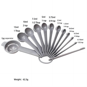 Ensemble de cuillères et tasses à <span class=keywords><strong>mesurer</strong></span> en plastique Ensemble de cuillères à <span class=keywords><strong>mesurer</strong></span> Règle à <span class=keywords><strong>mesurer</strong></span> et séparateur d'oeufs - Product Image 2