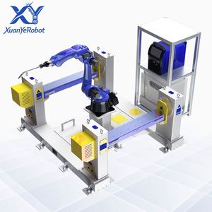 Solución de Soldadura Personalizada, Estación de Trabajo con Plataforma Giratoria de Posicionamiento Robótico Zhejiang, 6 Ejes, Carga Útil de 500 kg, IP65, PLC, Servoeléctrico - Product Image 5