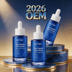 Sérum à l'acide hyaluronique de haute qualité, peptide bleu, formule bio-resurfaçante, complexe GHK Cu, éclaircit la peau, améliore l'éclat - Product Image 4