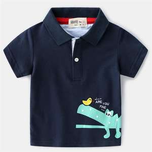 Tienda en Línea de Camisetas de Algodón Polo Coreanas para Niños, Ropa Infantil de Proveedor Chino - Product Image 3