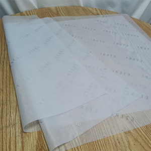 Chất lượng cao bán buôn Trắng <span class=keywords><strong>Tissue</strong></span> giấy lụa giấy in bạc bọc giấy gói với logo riêng của bạn - Product Image 4