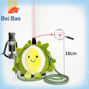 Sac à main en peluche ODM, jouets kawaii en forme de fruits et légumes, sac à bandoulière réglable anti-perte pour les tout-petits, voyage en famille - Product Image 2