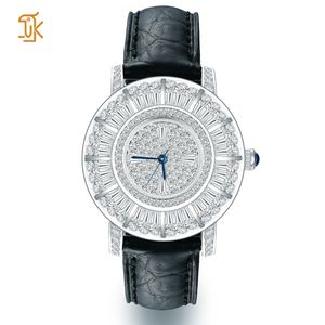 Reloj mecánico automático de circón 5A con ajuste completo de moda de lujo al por mayor, regalo de joyería, reloj de pulsera pequeño precioso - Product Image 1