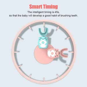 Nettoyage sonique pour enfants, en silicone, 360 degrés, automatique, rechargeable par USB, intelligent, en forme de U - Product Image 4