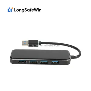 Sang trọng màu đen USB Hub với 4-ports USB 3.0 cho chính thức sử dụng