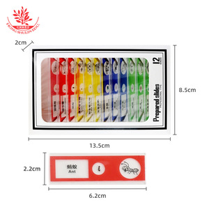 Plastic slide specimens, mixed English and Chinese, 12 slides, for children's <b>microscopes</b>, featuring plants, animals, insects, - Product Image 2