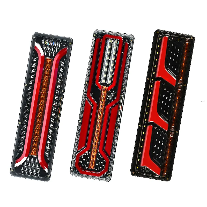 Водонепроницаемые фары для прицепа, светодиодные задние фары 12 В 24 В для грузовых автомобилей, сигнальные фары