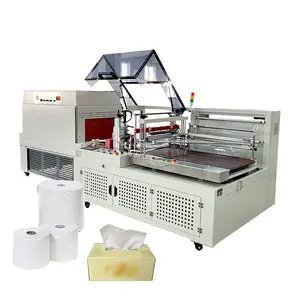 Hoge Kwaliteit Automatische Tissue Doos Krimpverpakkingsmachine Papier Roll Krimpen Verpakking Machine