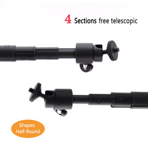 Upsilon - Palo Selfie Extensible para Teléfono, de Aluminio de Alta Calidad, 4 Secciones, Negro, Telescópico, Rotación de 360 Grados, para Viajes - Product Image 2