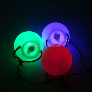 Ballon de poi lumineux à changement de couleur personnalisé en gros, ballon de poi lumineux pour la danse du ventre, jouet lumineux pour rave, ballon de poi LED pour boîte de nuit - Product Image 4