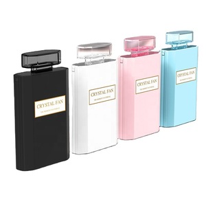2025 New Product Ideas Promotion Unique Luxury Cute Corporate Portable Men Women Perfume Fragrance Box Handheld Mini Fan Gifts