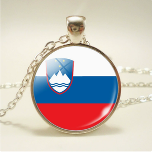 Collier <span class=keywords><strong>de</strong></span> haute qualité avec drapeau <span class=keywords><strong>de</strong></span> la Serbie, série <span class=keywords><strong>de</strong></span> bijoux avec drapeaux du monde, collier Time Gem, accessoires pour adultes, souvenir - Product Image 6