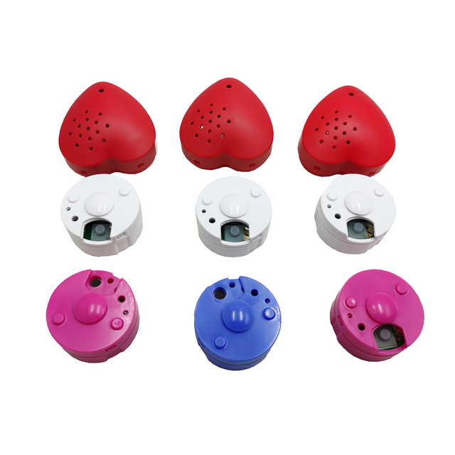 Custom Programmable Recordable Sound Teddy Bear Stuffed Animals Plush Toys Music Box Voice Recorder Module with DC Input