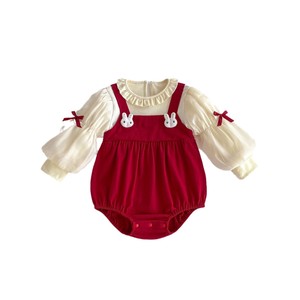 <span class=keywords><strong>Vestiti</strong></span> <span class=keywords><strong>per</strong></span> <span class=keywords><strong>neonati</strong></span> bambina principessa tuta primo mese di 100 giorni neonato vestito di celebrazione di un anno - Product Image 5