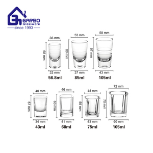 Mini vasos de whisky de 1,5 oz, copa de cristal con impresión de logotipo - Product Image 2