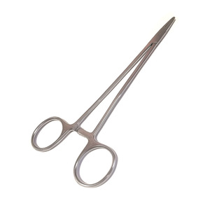 Porte-aiguille en acier inoxydable Nanjing 25 cm à bec pointu, instrument chirurgical vétérinaire réutilisable pour porcs - Product Image 2