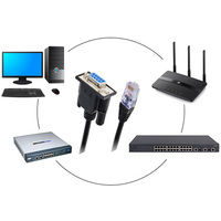 Cable Serial RS232 DB9 a RJ45 RJ9 RJ11 RJ12 8P8C 6P6C 4P4C 4P2C, Cable de Depuración, Cable de Actualización de Firmware