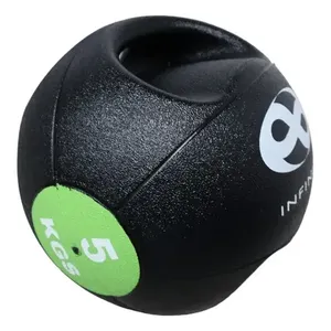 Palla medica If-MB5 Infinité da 5 Kg con impugnatura in PVC per allenamento Fitness e forza - Product Image 4