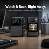 Caméra sportive WiFi 4K portable avec écran intégré pour lecture instantanée et vlog