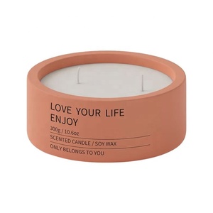 New Design Luxury Matte Color Scented <b>Candle</b> Holder 300g 10oz Empty Ceramic Jar Christmas <b>Candle</b> Holder - Product Image 6