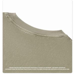 Camiseta Corta Extra Grande de Alta Calidad para Hombre, 100% Algodón, 260 g/m², Cuello Redondo, Impresión Serigráfica, Ecológica - Product Image 5
