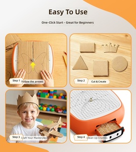 Taglierina per Cartone Ecologica e Riciclabile per <span class=keywords><strong>Bambini</strong></span>, Giocattolo Non Tossico e Sicuro per il Taglio della Carta, per <span class=keywords><strong>Bambini</strong></span>, Fai-da-Te, Arte e Artigianato - Product Image 5