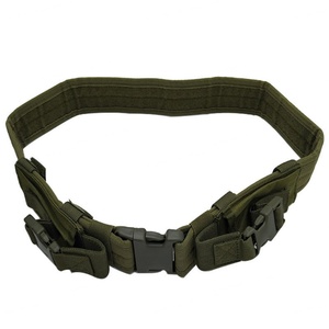 Ceinture tactique Molle avec 5 fentes en sangle de nylon, taille universelle pour la chasse et les activités de plein air - Product Image 4