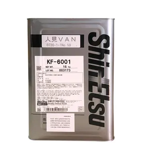 Shinetsu KF-6001น้ำมันซิลิโคนละลายน้ำน้ำมันซิลิโคน16กก. ตัวทำละลายที่ใช้ยูรีเทนเคลือบและระบบสี